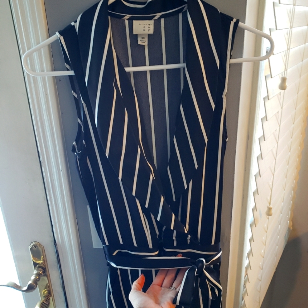 Pinstripe Romper